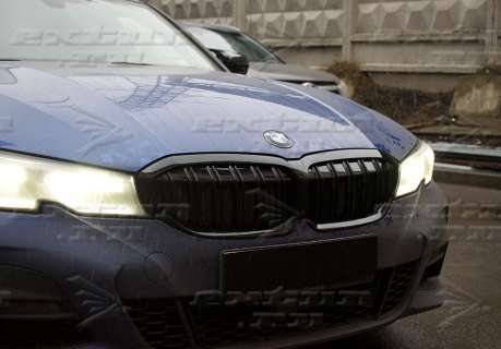 Решетка радиатора на BMW 3 серия G20 стиль M3