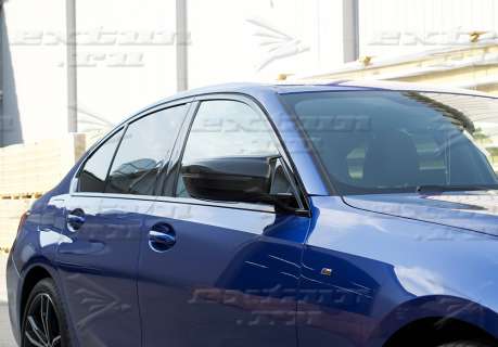 Крышки зеркал BMW 3 серия G 20 в стиле M3 карбон