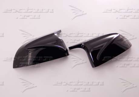 Крышки на зеркала BMW X3 G01 черные