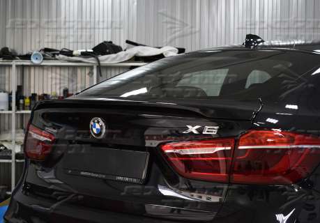 Спойлер M Performance для BMW X6 F16 черный
