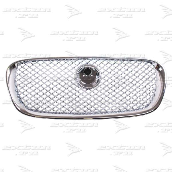 Решетка радиатора на Jaguar XF хром 2007-2011