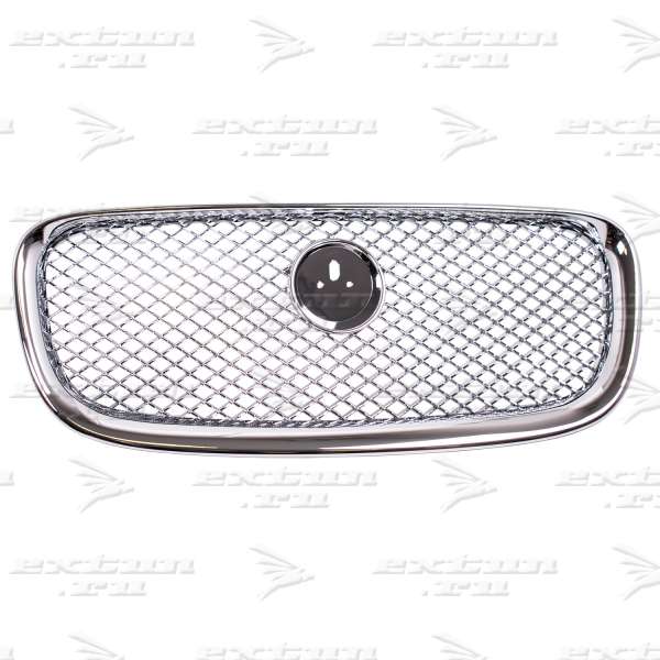 Решетка радиатора на Jaguar XF хром 2011-2015
