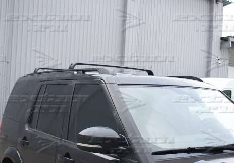 Поперечины багажника на Land Rover Discovery 4 черные
