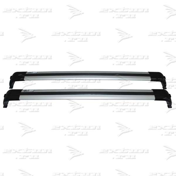 Поперечины багажника на Land Rover Discovery 4 серебро