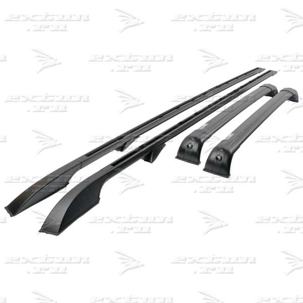 Рейлинги и поперечины на Land Rover Discovery 4 черные