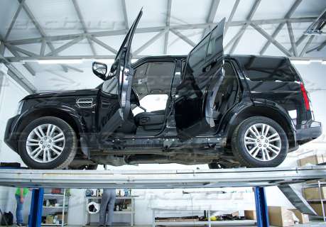 Пороги Land Rover Discovery 4