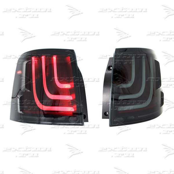 Фонари GLOHH на Range Rover Sport темные