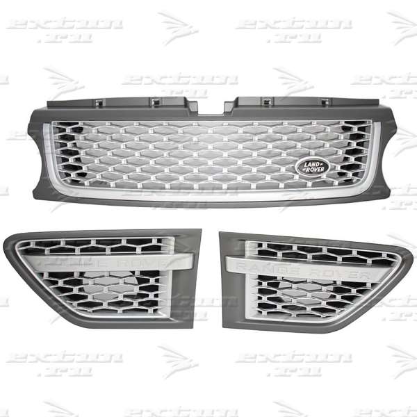 Решетка радиатора и жабры Autobiography на Range Rover Sport