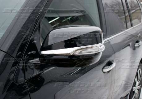 Крышки зеркал Superior Black на Lexus LX 450 d 