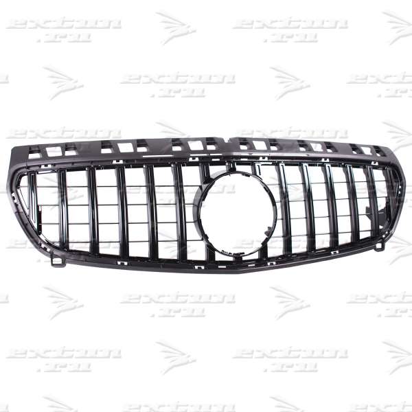 Решетка радиатора на Mercedes A-klasse (W176) GT дизайн черная (2012-2015)