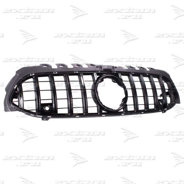 Решетка радиатора на Mercedes A-klasse (W177) GT дизайн черная 2018-нв