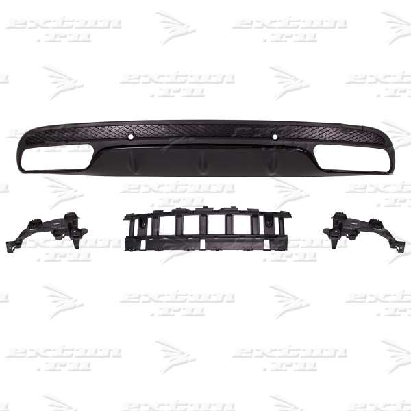 Диффузор 63 AMG Mercedes C-klasse W205 черный