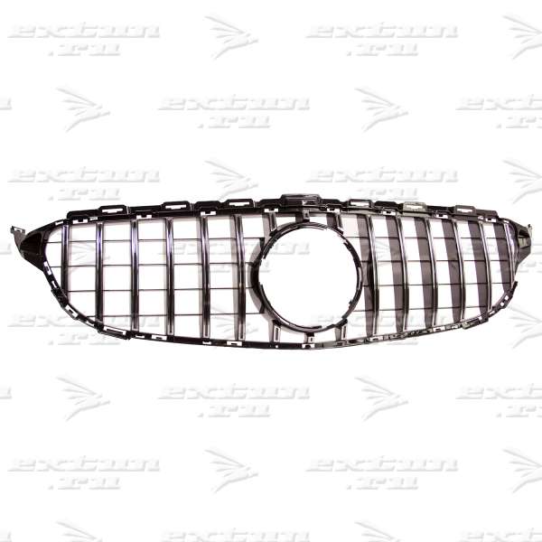 Решетка радиатора GT дизайн Mercedes C-klasse W205 хром