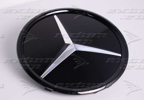 Эмблема звезда Mercedes C-klasse W205 Coupe черная