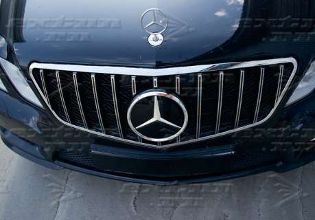 Эмблема звезда Mercedes E-klasse W212 хром