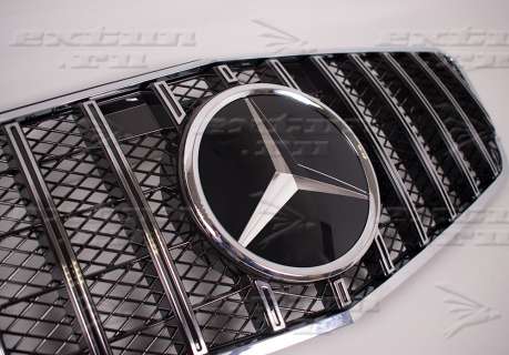 Решетка радиатора Panamericana Mercedes E-klasse W212 хром с 2009-2013