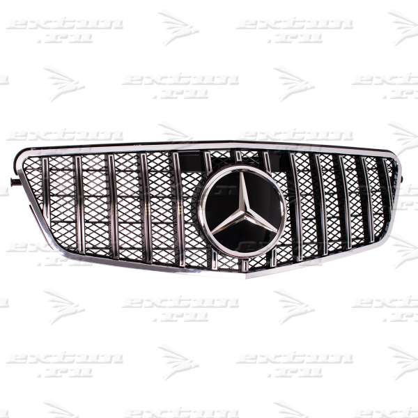Решетка радиатора Panamericana Mercedes E-klasse W212 хром с 2009-2013