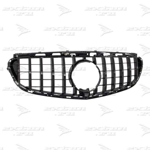 Решетка радиатора AMG Mercedes E-klasse W212 GT дизайн черная