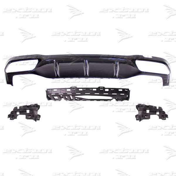 Диффузор 63s AMG Mercedes E-klasse W213 black