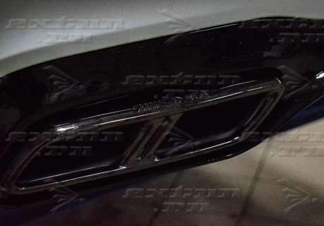 Диффузор и насадки 63s AMG Mercedes E-klasse W213 black