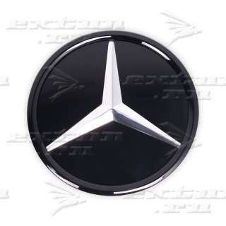 Эмблема звезда Mercedes E-klasse W 213 черная