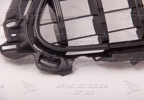 Решетка радиатора GT дизайн Mercedes E-klasse W213 черная 2020-нв