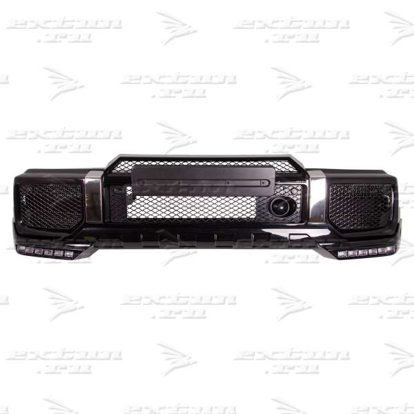 Бампер передний Br на Mercedes G-klasse W463 черный