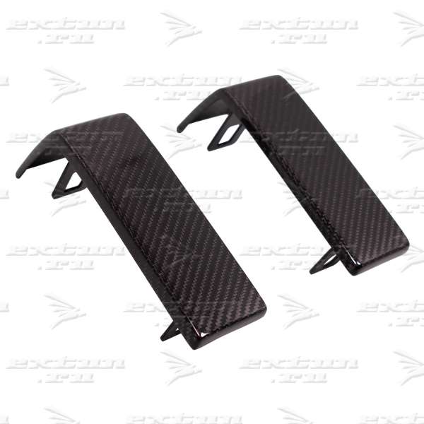 Клыки в бампер 63 AMG на Mercedes G-klasse W463 карбон