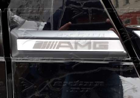 Молдинги на двери AMG на Mercedes G-klasse W463 серебро