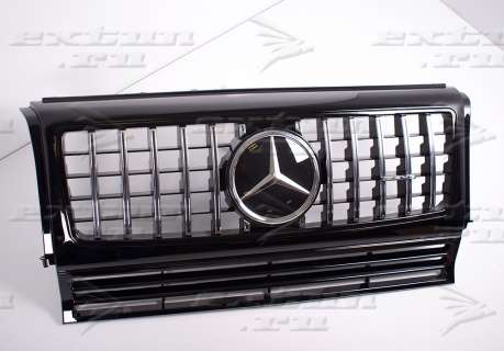 Эмблема звезда Mercedes G-klasse W463 хром