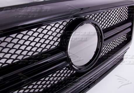 Черная решетка радиатора 63 AMG на Mercedes G-klasse W463 