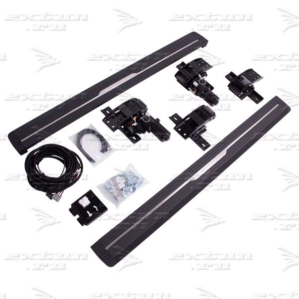 Выдвижные пороги на Mercedes G-klasse W463 короткие