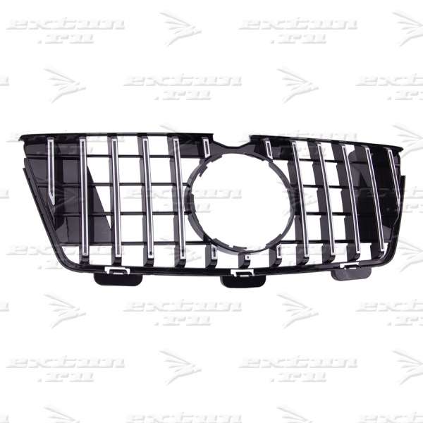Решетка радиатора GT дизайн Mercedes GL-class X164 хром 07-09