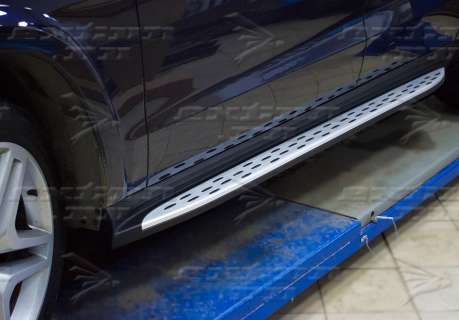 Пороги на Mercedes GL-klasse X166 без подсветки 