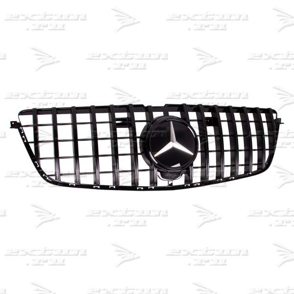 Решетка радиатора Panamericana Mercedes GL-klasse X166 черная