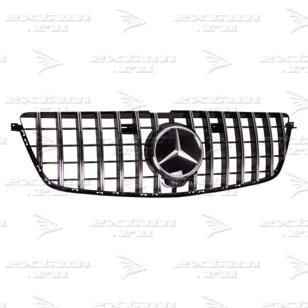 Решетка радиатора Panamericana Mercedes GL-klasse X166 хром