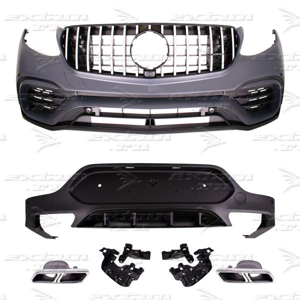 Обвес 63s AMG на Mercedes GLC Coupe C253