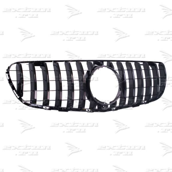 Решетка радиатора GT дизайн Mercedes GLC Coupe C253 черная