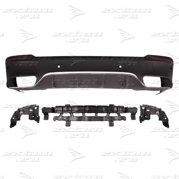 Диффузор 63 AMG на Mercedes GLC X253 дизель