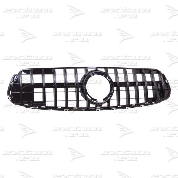 Решетка радиатора GT Mercedes GLC X253 черная 2019-нв.