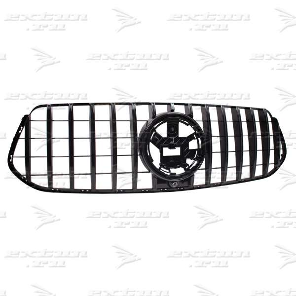 Решетка радиатора GT дизайн на Mercedes GLE V167 черная