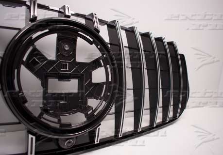 Решетка радиатора GT дизайн на Mercedes GLE V167 хром