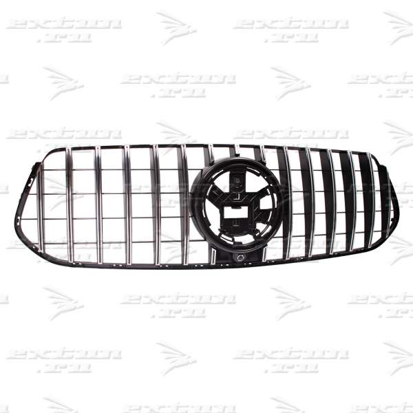 Решетка радиатора GT дизайн на Mercedes GLE V167 хром