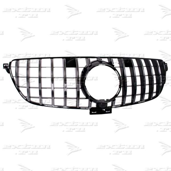 Решетка радиатора GT дизайн Mercedes GLE W166 хром