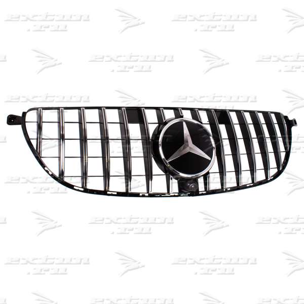 Решетка радиатора Panamericana Mercedes GLE W166 хром 