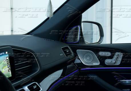 Сетки динамиков Burmester на Mercedes GLS X167 с подсветкой 