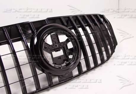 Решетка радиатора GT дизайн Mercedes GLS X167 черная
