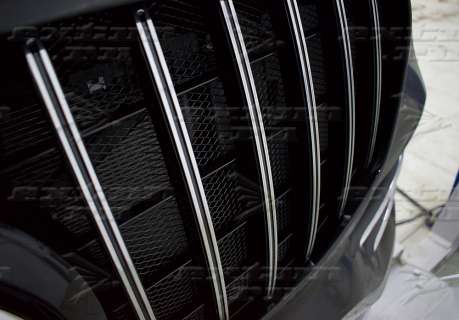Решетка радиатора GT дизайн Mercedes GLS X167 хром