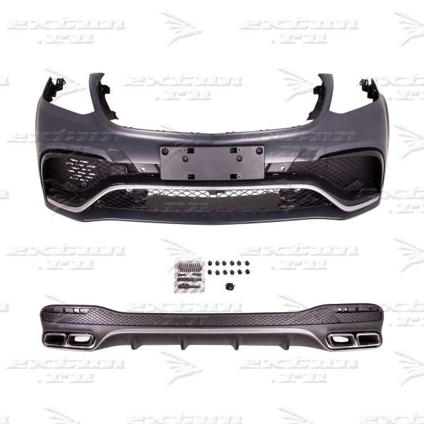 Обвес 63 AMG на Mercedes GLS X166 для AMG пакета