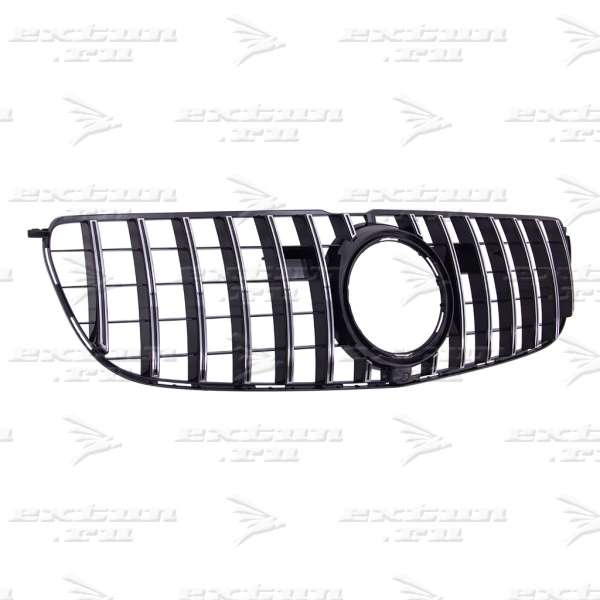 Решетка радиатора GT дизайн на Mercedes GLS X166 хром